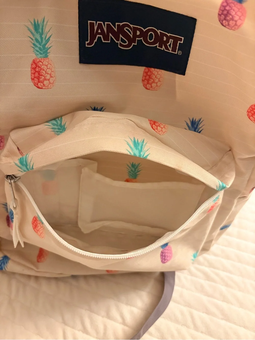 JanSport Superbreak Pineapple Print Backpack